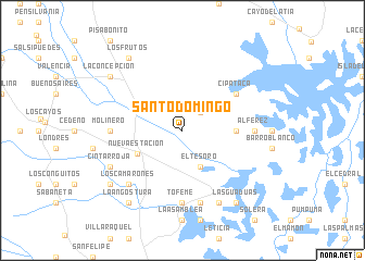 map of Santo Domingo