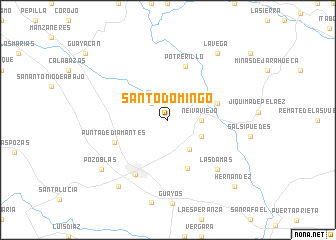 map of Santo Domingo