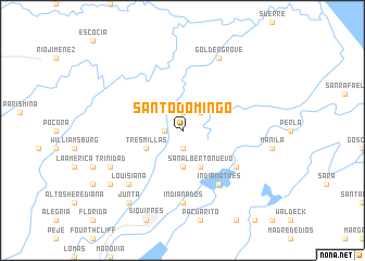 map of Santo Domingo