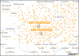 map of Santo Domingo