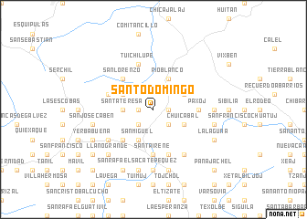 map of Santo Domingo