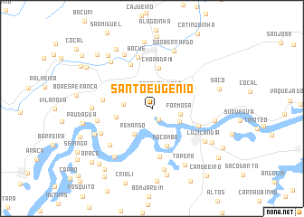 map of Santo Eugênio