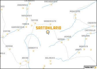 map of Santo Hilário