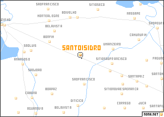 map of Santo Isidro