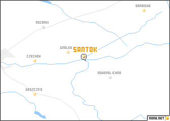 map of Santok