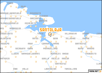 map of Santolaja