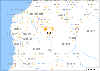 map of Santol