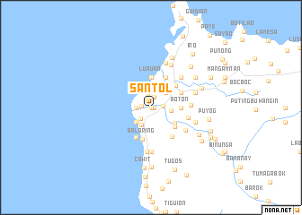 map of Santol