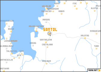 map of Santol