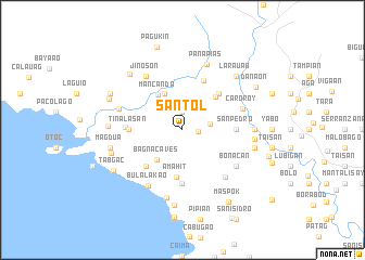 map of Santol