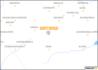 map of Santonge