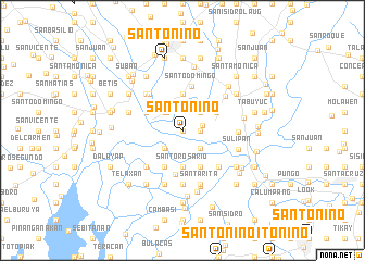 map of Santo Niño