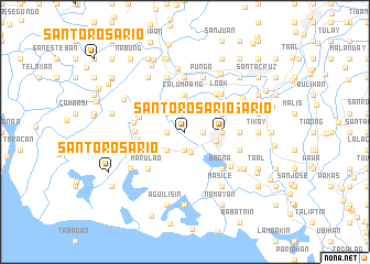map of Santo Rosario