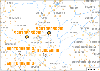 map of Santo Rosario