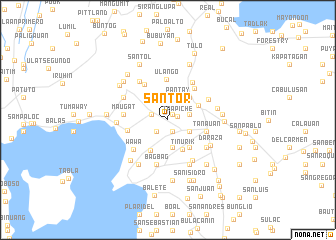 map of Santor