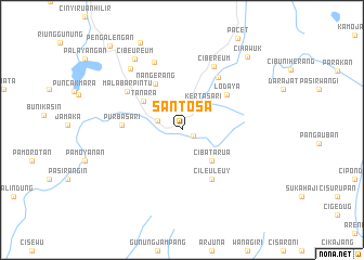 map of Santosa