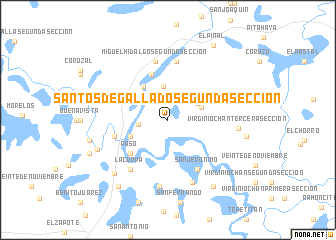 map of Santos Degallado Segunda Sección