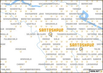 map of Santoshpur