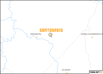 map of Santos Reis