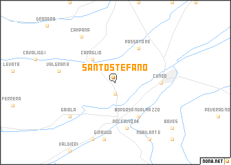 map of Santo Stefano