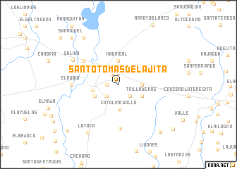 map of Santo Tomás de Lajita