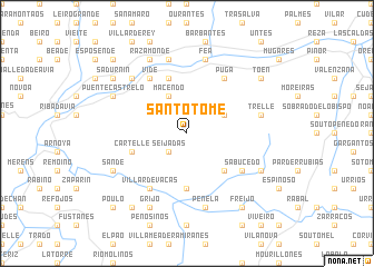 map of Santo Tomé