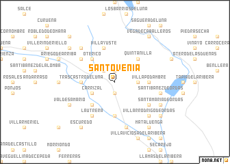 map of Santovenia