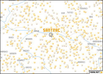 map of Santrač