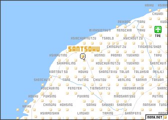 map of San-tso-wu