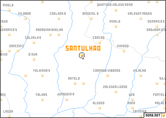 map of Santulhão