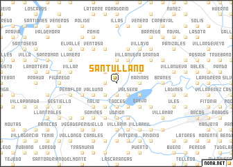 map of Santullano