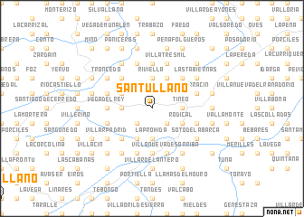 map of Santullano