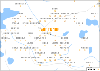 map of Santumba