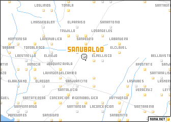 map of San Ubaldo