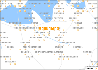 map of Sanunding