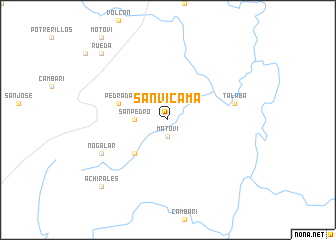 map of San Vicama