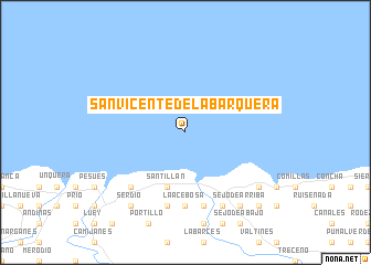 map of San Vicente de la Barquera