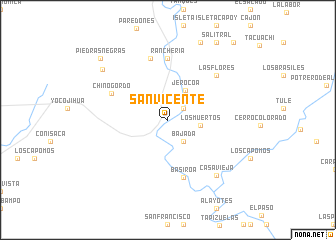 map of San Vicente