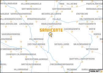 map of San Vicente