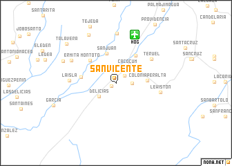 map of San Vicente