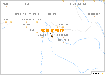 map of San Vicente