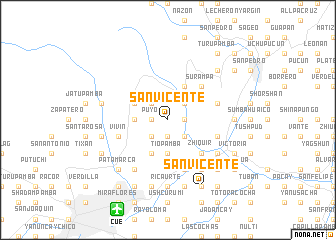 map of San Vicente