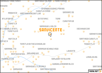 map of San Vicente