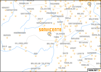 map of San Vicente