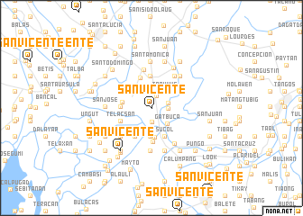 map of San Vicente