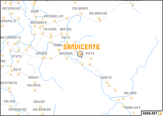 map of San Vicente