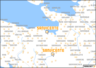 map of San Vicente