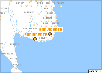 map of San Vicente