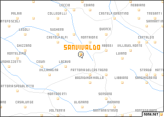 map of San Vivaldo
