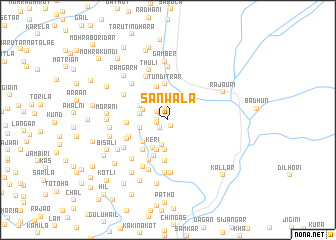 map of Sānwāla